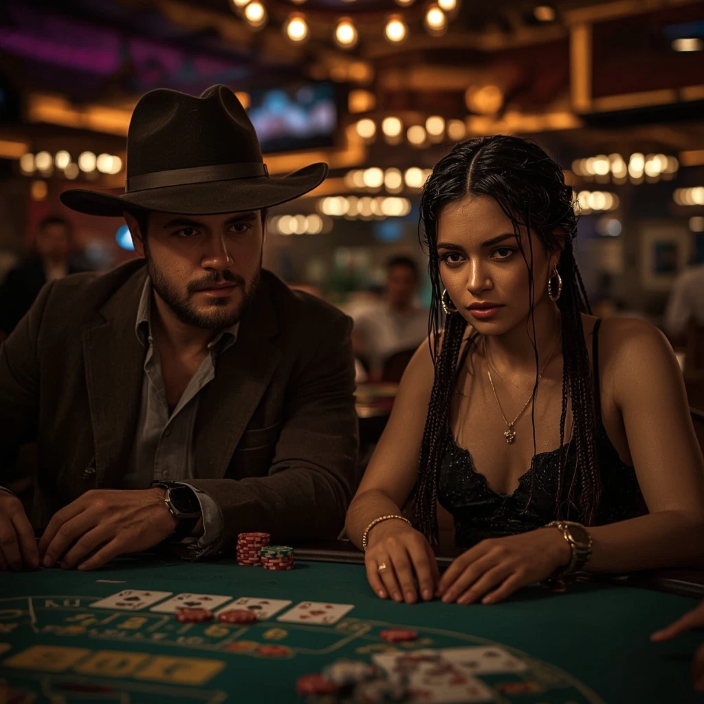 photo de deux joueurs de poker FEELINGBET CASINO